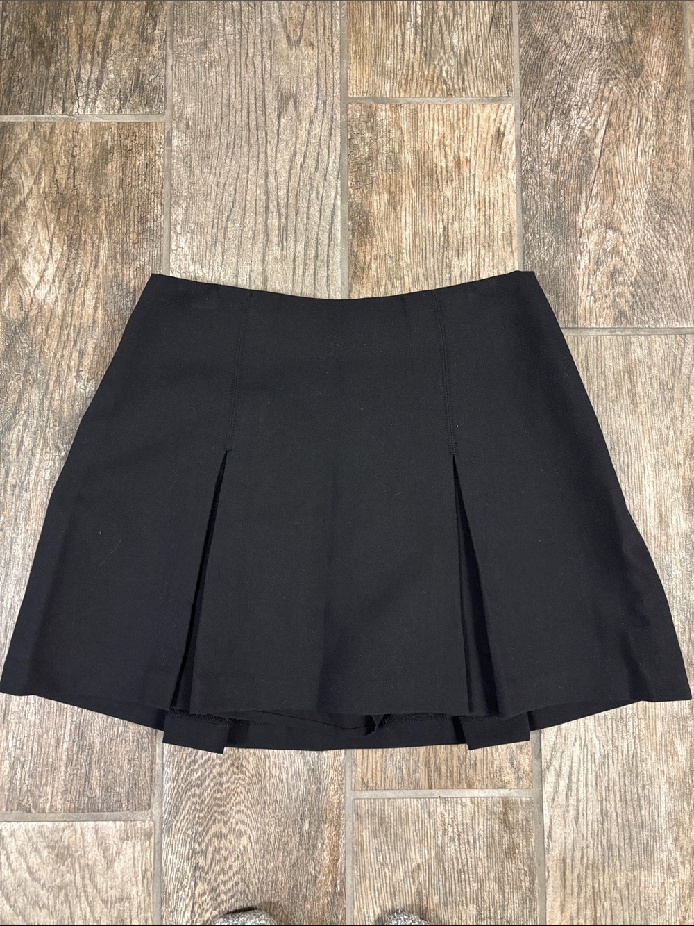 Abercrombie Pleated Menswear Mini Skort Small